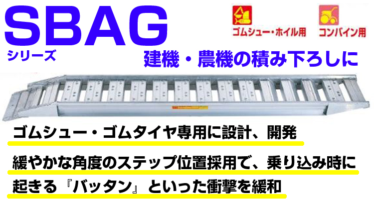 昭和 アルミブリッジ SBAG-180-30-0.8 - 農機具のアグリズ！