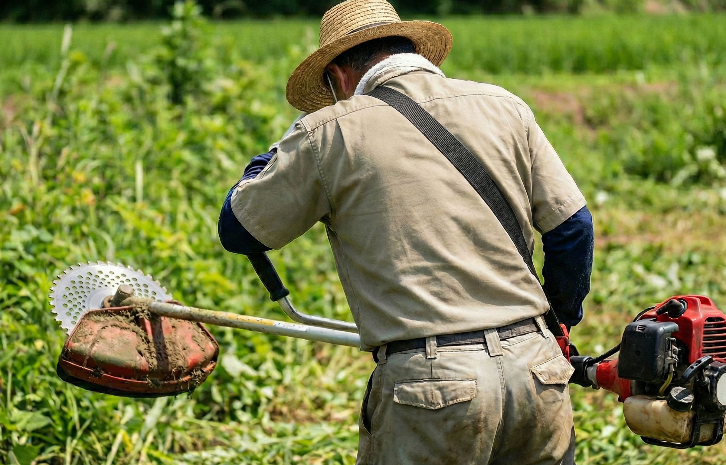 チェーンソーを持つ人