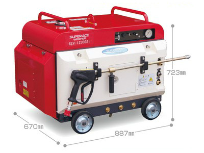 スーパー工業 高圧洗浄機 SEV-1230SSi エンジン式高圧洗浄機 【送料無料（一部地域除く）・代引不可商品】