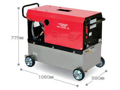 スーパー工業 高圧洗浄機 SAR-3018N2-50 モーター式高圧洗浄機 【送料無料（一部地域除く）・代引不可商品】