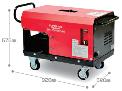 スーパー工業 高圧洗浄機 SAR-2308NS2-60 モーター式高圧洗浄機 【送料無料（一部地域除く）・代引不可商品】