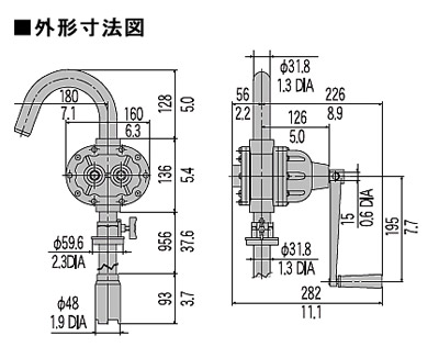 工進 手動式 ハイリッターポンプ LP-32【油業用ポンプ】