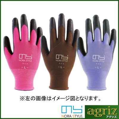 のらスタイル 農家さん手袋 3双組 ピンク S