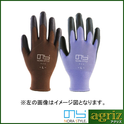 のらスタイル 農家さん手袋 3双組 ブラウン M