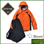 ゴアテックス Bloom ウェアー フラッシュオレンジ 3L （ジャケット・パンツのセット）